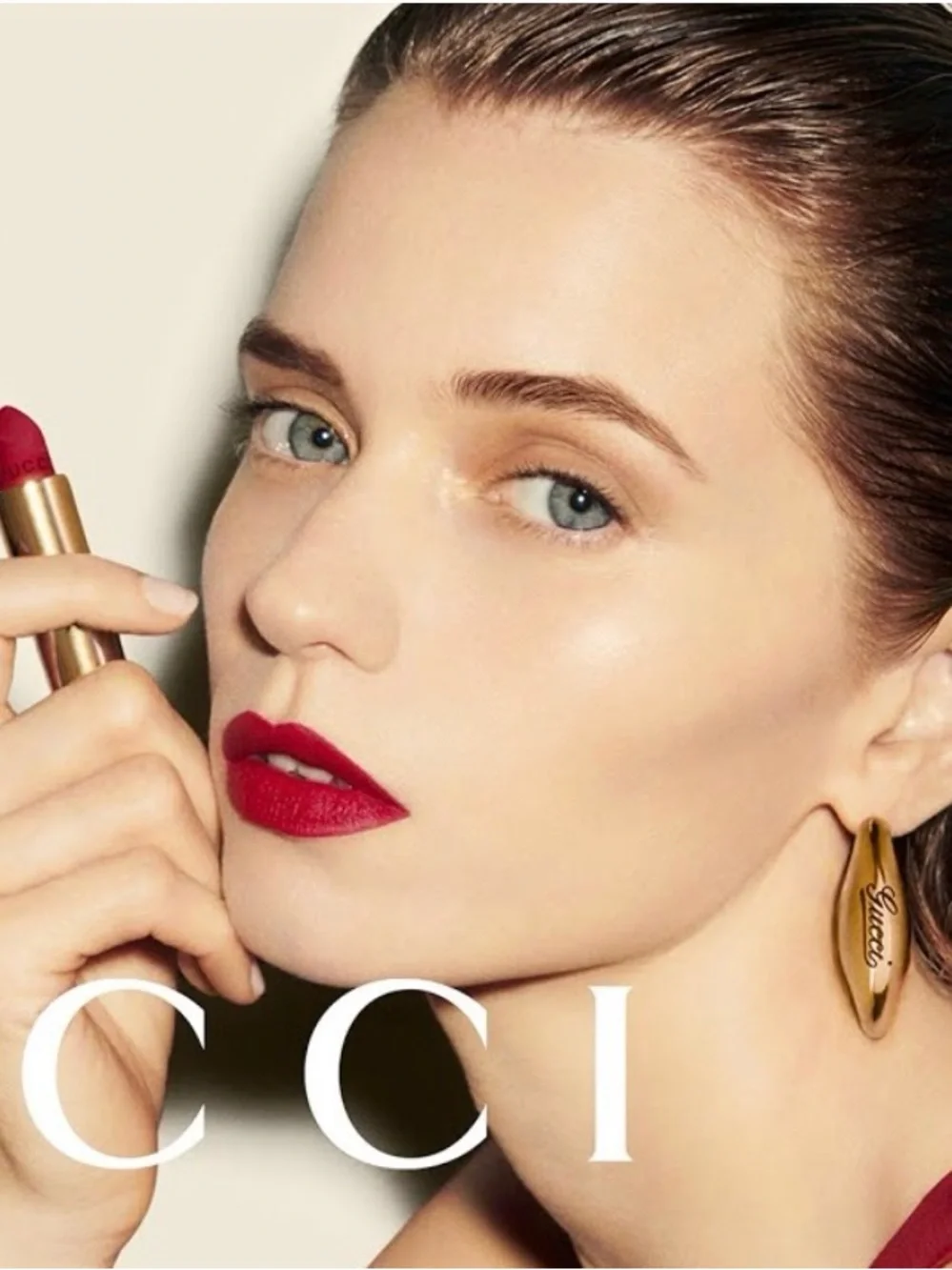Gucci Rosso Ancora Red Lipstick